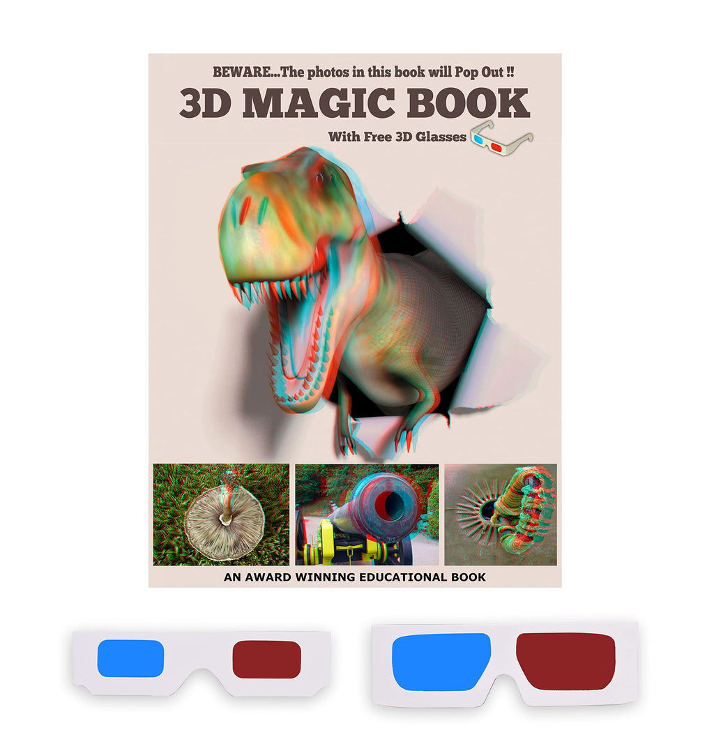 3D MAGIC BOOK (2 FREE MAGIC 3D GLASSES included)