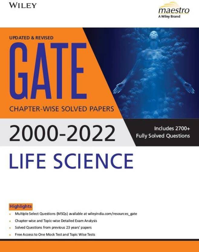 Wileys Gate Life Science Chapter Wise Solved Papers 2000 2022 Bookstation 3948