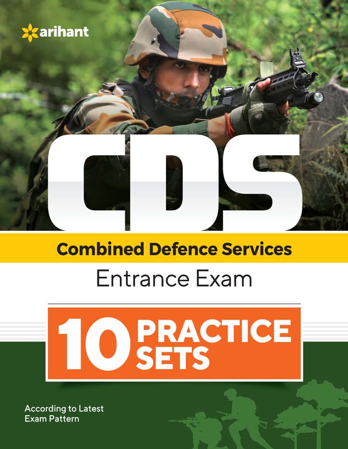 CDS Combined Defence Services Entrance Exam 10 Practice Sets – BookStation