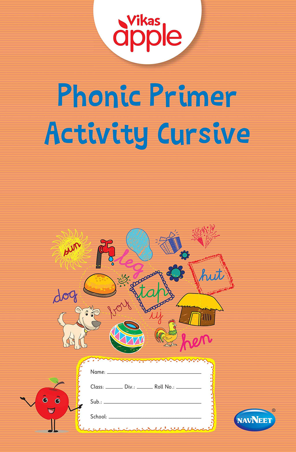 Vikas Apple Phonic Primer Activity Cursive BookStation