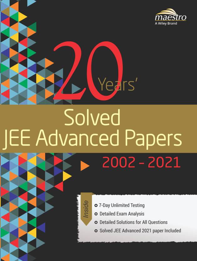 Wiley's 20 Years' Solved JEE Advanced Papers 2002-2021 – BookStation