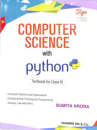Computer Science With Python Textbook For Class 11 – BookStation