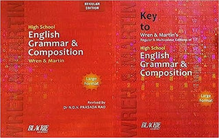 High School Wren and Martin English Grammar and Composition (Regular Edition) + Key to Wren and Martin English Grammar & Composition - COMBO