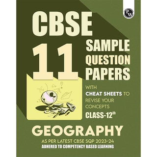 CBSE 11 Sample Question Papers Class 12 Geography for 2024 Exam (Mock Test Paper) Adhering to Competency