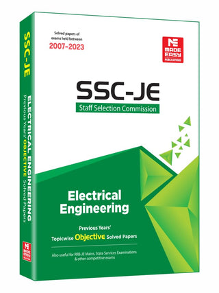 SSC : JE Electrical Engineering 2024- Previous Year Objective Solved Papers- 1