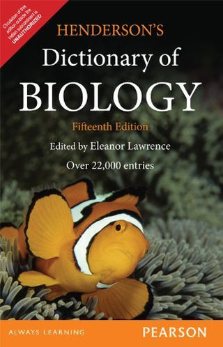 Henderson's Dictionary of Biology 5/e