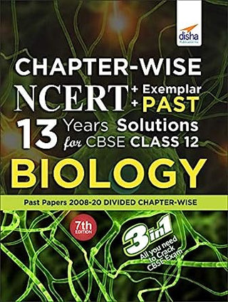 Chapter-wise NCERT + Exemplar + PAST 13 Years Solutions for CBSE Class 12 Biology 7th Edition