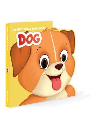 My First Shaped Board Book - Dog, Die-Cut Animals, Picture Book for Children