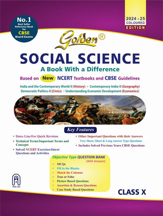 SOCIAL SCIENCE A BOOK WITH A DIFFERENCE CLASS X