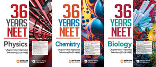 Arihant 36 Years' Chapterwise Topicwise Solutions NEET Physics, Chemistry, Biology 1988-2023 (Set of 3 Books)