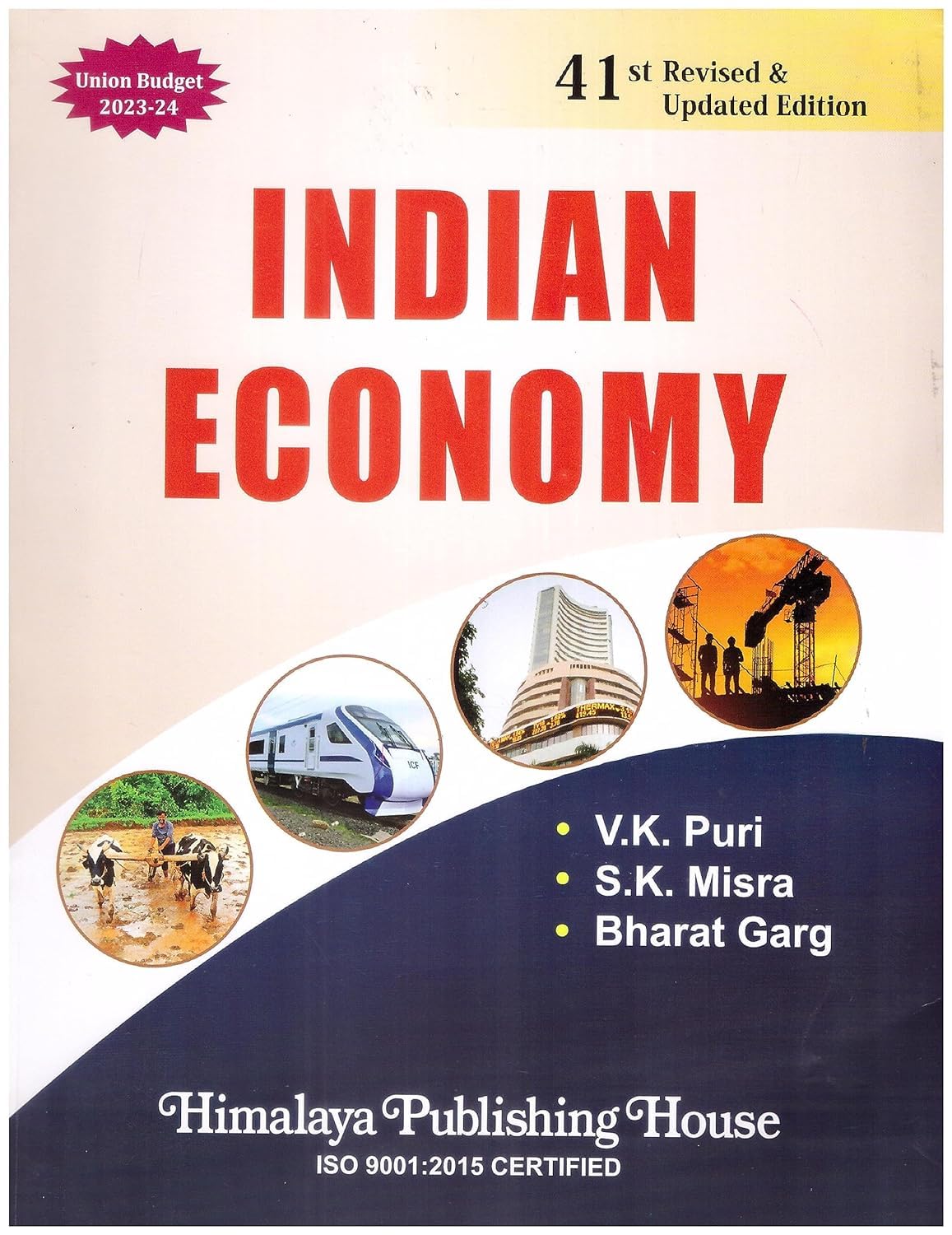 Indian Economy - Misra Puri - 41st/Ed. Including Union Budget 2023-24 ...