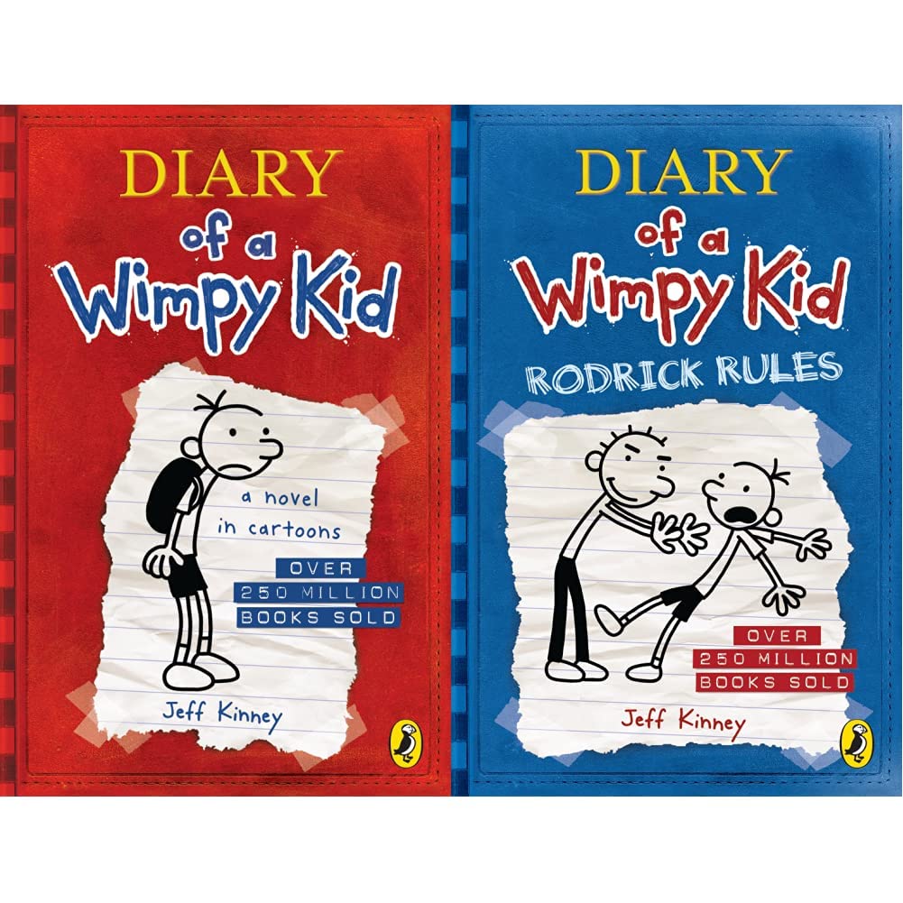 Diary of a Wimpy Kid: Book 1 & 2 - Diary Of A Wimpy Kid + Rodrick Rule ...