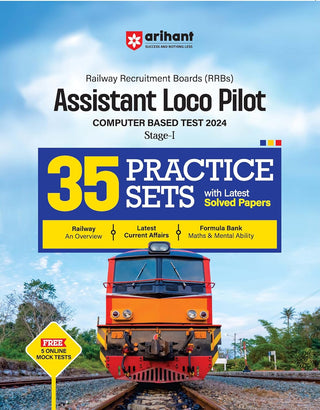 Arihant RRB Assistant Loco Pilot (ALP) 35 Practice Sets 2024 STAGE - 1