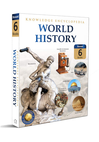 World History  Collection of 6 Books : Knowledge Encyclopedia For Children (Box Set)