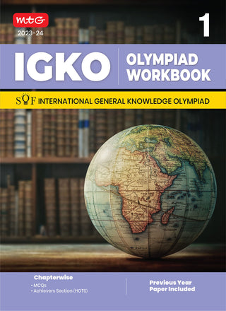MTG इंटरनॅशनल जनरल नॉलेज ऑलिम्पियाड (IGKO) वर्ग 1 साठी वर्कबुक