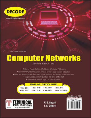 JNTU-H 18 कोर्ससाठी संगणक नेटवर्क (III - I - CSE - CS503PC) (डीकोड)