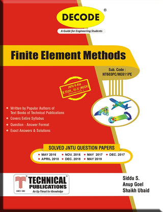 JNTU-H 18 कोर्ससाठी मर्यादित घटक पद्धती (III - II - Mech. - ME604PC) (डीकोड)