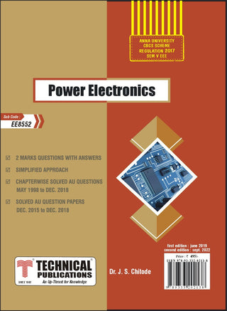 Power Electronics for BE Anna University R17 CBCS (V-EEE - EE8552) (OLD EDITION)