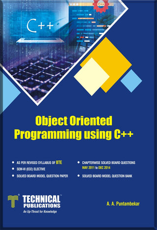 OOP Using C++ for DTEK 15 Course (VI - ECE/Elective-II - 15EC63C)