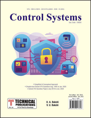 Control Systems for BE VTU  Course 18 OBE & CBCS (VI- EEE - 18EE61)