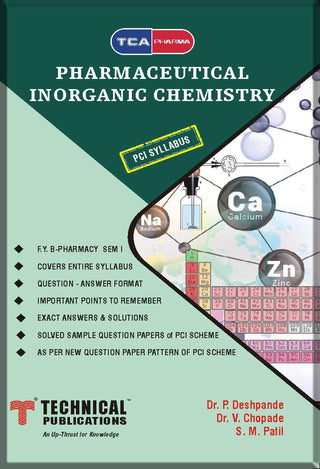 Pharmaceutical Inorganic Chemistry for  B. PHARMACY  PCI  SYLLABUS - 17  ( SEM I - BP104T) TCA PHARMA