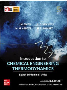 Introduction To Chemical Engineering Thermodynamics (Sie)