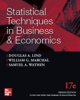 Statistical Techniques in Business and Economics,