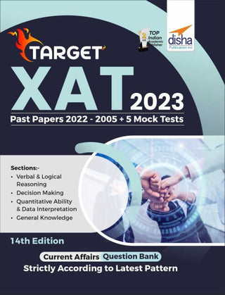 लक्ष्य XAT 2023 (मागील पेपर्स 2005 - 2022 + 5 मॉक टेस्ट) 14 वी आवृत्ती