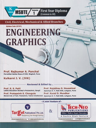 ENGINEERING GRAPHICS (FE Diploma Sem-I) (Civil, Electrical, Mechanical And Allied Branches) MSBTE (K Scheme)
