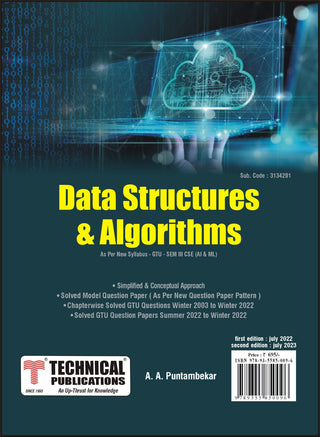 Data Structures and Algorithm for GTU 20 Course (III - CSE (AI & ML - 3134201))