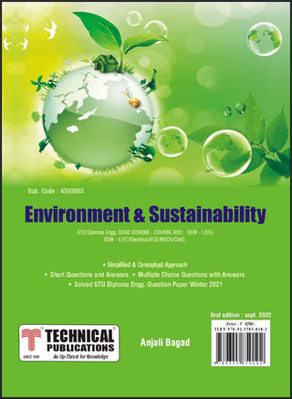 GTUT DIPLOMA Environment and Sustainability  GTU 21 Course  (I - CE- 4300003)