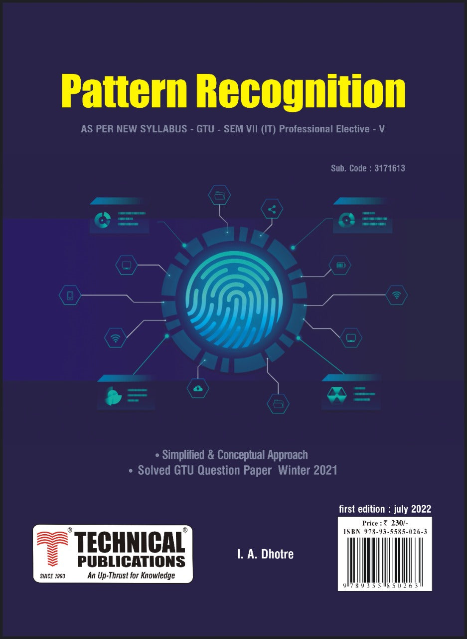 Pattern Recognition for GTU 18 Course (VII - IT - 3171613)- Profession ...