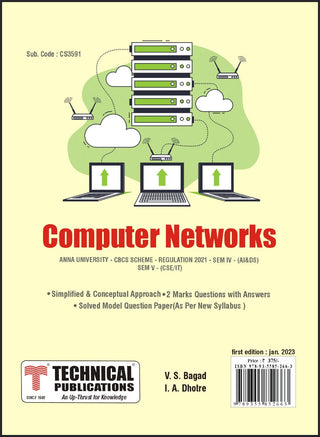 Computer Networks  for BE Anna University R21CBCS (IV - AI&DS - V - CSE/IT - CS3591)