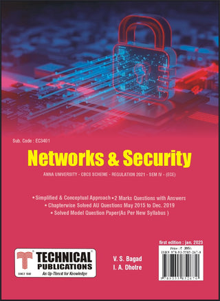 Networks and Security for BE Anna University R21CBCS (IV - ECE - EC3401)