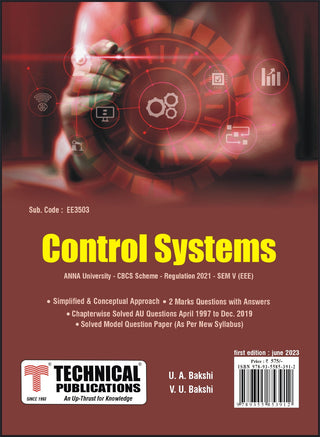 BE अण्णा विद्यापीठ R21CBCS (V - EEE - EE3503) साठी नियंत्रण प्रणाली
