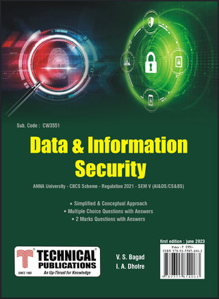 Data and Information Security for BE Anna University R21CBCS (V - AI&DS / CS&BS - CW3551)