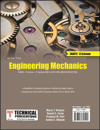 ENGINEERING MECHANICS K Scheme (II - Mech. /Civil/Auto./Prod.- 312312)