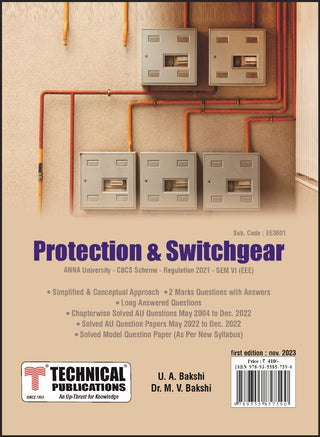 Protection and Switchgear for BE Anna University R21 CBCS (VI - EEE - EE3601)