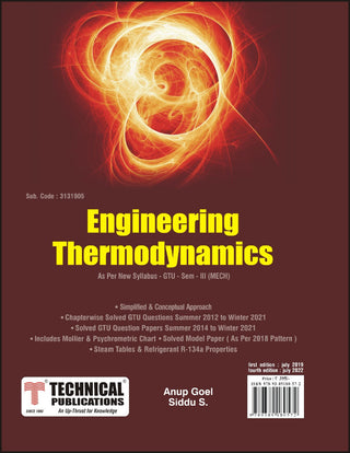 GTU 18 अभ्यासक्रमासाठी अभियांत्रिकी थर्मोडायनामिक्स (III - Mech. - 3131905)