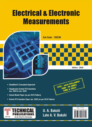 Electrical and Electronic Measurements  for BE VTU  Course 18 OBE & CBCS (III- EEE -18EE36)