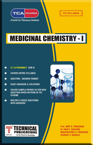 Medicinal Chemistry I for  B. PHARMACY  PCI SYLLABUS - 17  ( SEM IV - BP402T) TCA PHARMA