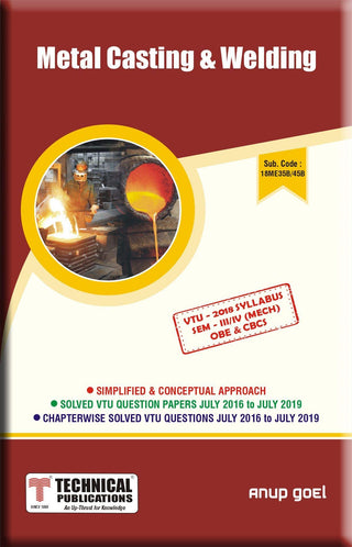 BE VTU कोर्स 18 OBE आणि CBCS (III- Mech. -18ME35A) साठी मेटल कास्टिंग आणि वेल्डिंग