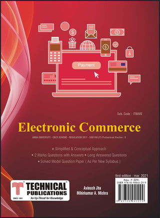 Electronic Commerce  for BE Anna University R17 CBCS (VIII-IT/Prof. Elec.-V- IT8005)