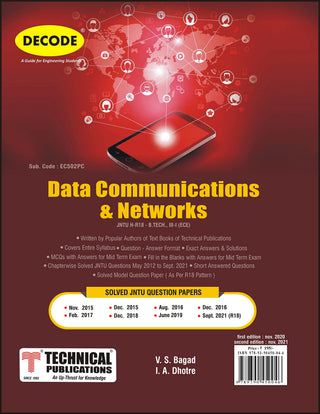 Data Communications & Networks for JNTU-H 18 Course (III - I - ECE - EC502PC) (Decode)