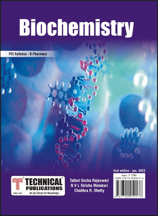 Biochemistry for  B. PHARMACY  PCI  SYLLABUS - 17  ( SEM II  - BP203T) - TEXTBOOK