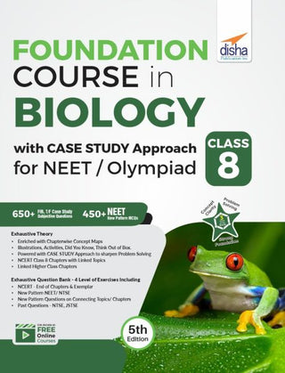NEET/ ऑलिम्पियाड इयत्ता 8 - 5वी आवृत्तीसाठी केस स्टडी दृष्टिकोनासह जीवशास्त्रातील फाउंडेशन कोर्स