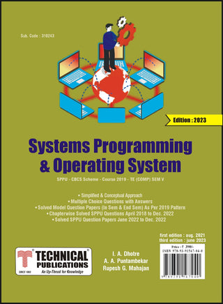 System Programming and Operating Systems for SPPU 19 Course (TE - SEM V - COMP. - 310243)