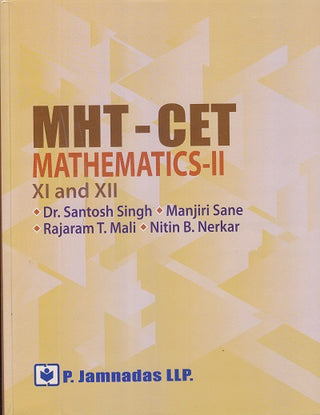 MHT-CET MATHEMATICS- II CLASS- XI AND XII