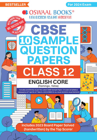 CBSE Sample Question Papers Class 12 English Core Book (For Board Exams 2024)