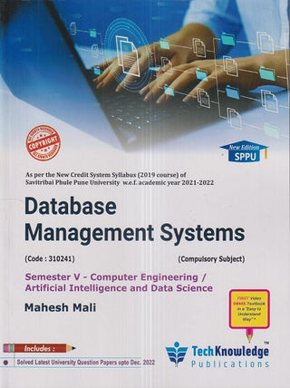 DATABASE MANAGEMENT SYSTEMS (Computer Engg./AIDS Sem. 5) SPPU